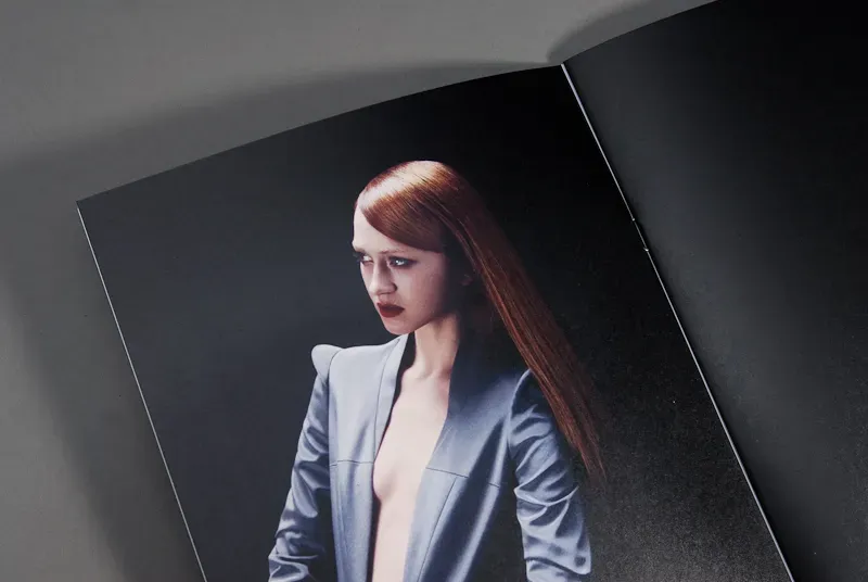 Timothy George book spread model photoshoot by Edmond Huot