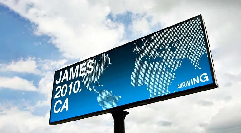 Winnipeg Airport Authority Billboard Design by Edmond Huot