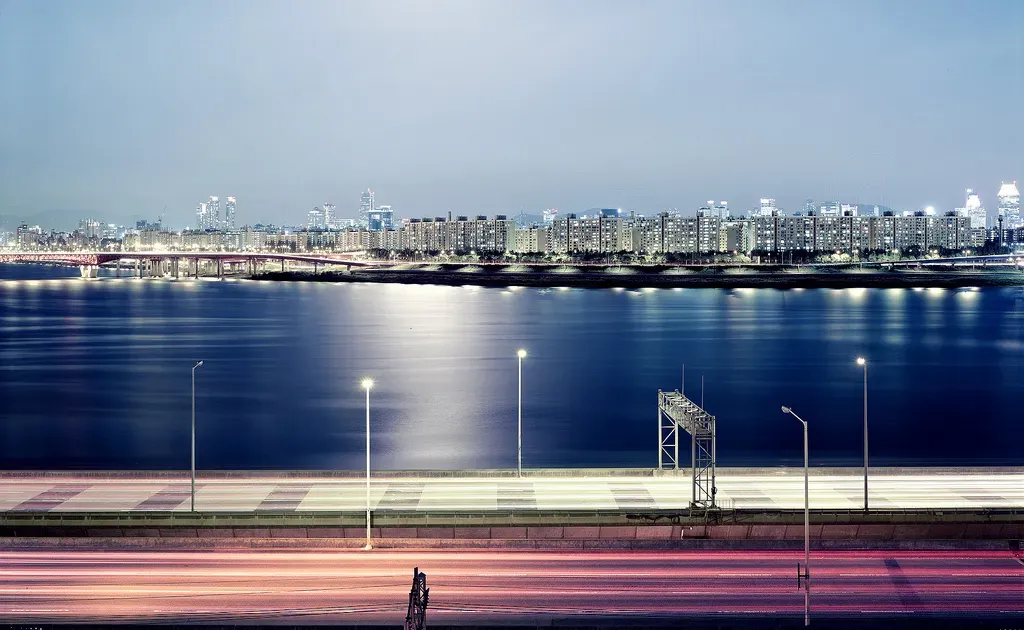 Pavilion cityscape at night