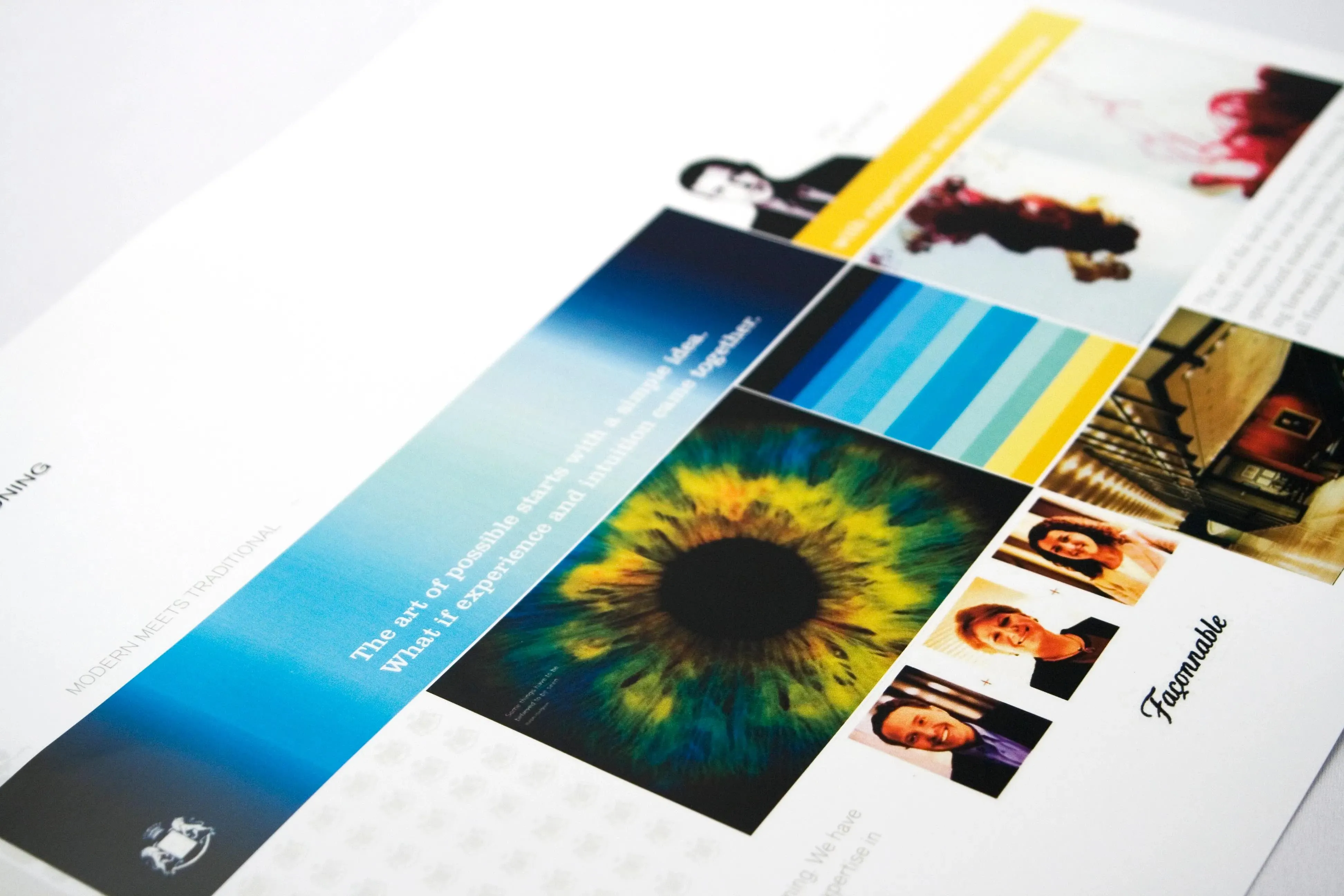 Pavilion Investment House Moodboard imagery typography and color by Edmond Huot