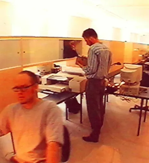 Guys Working on the office
