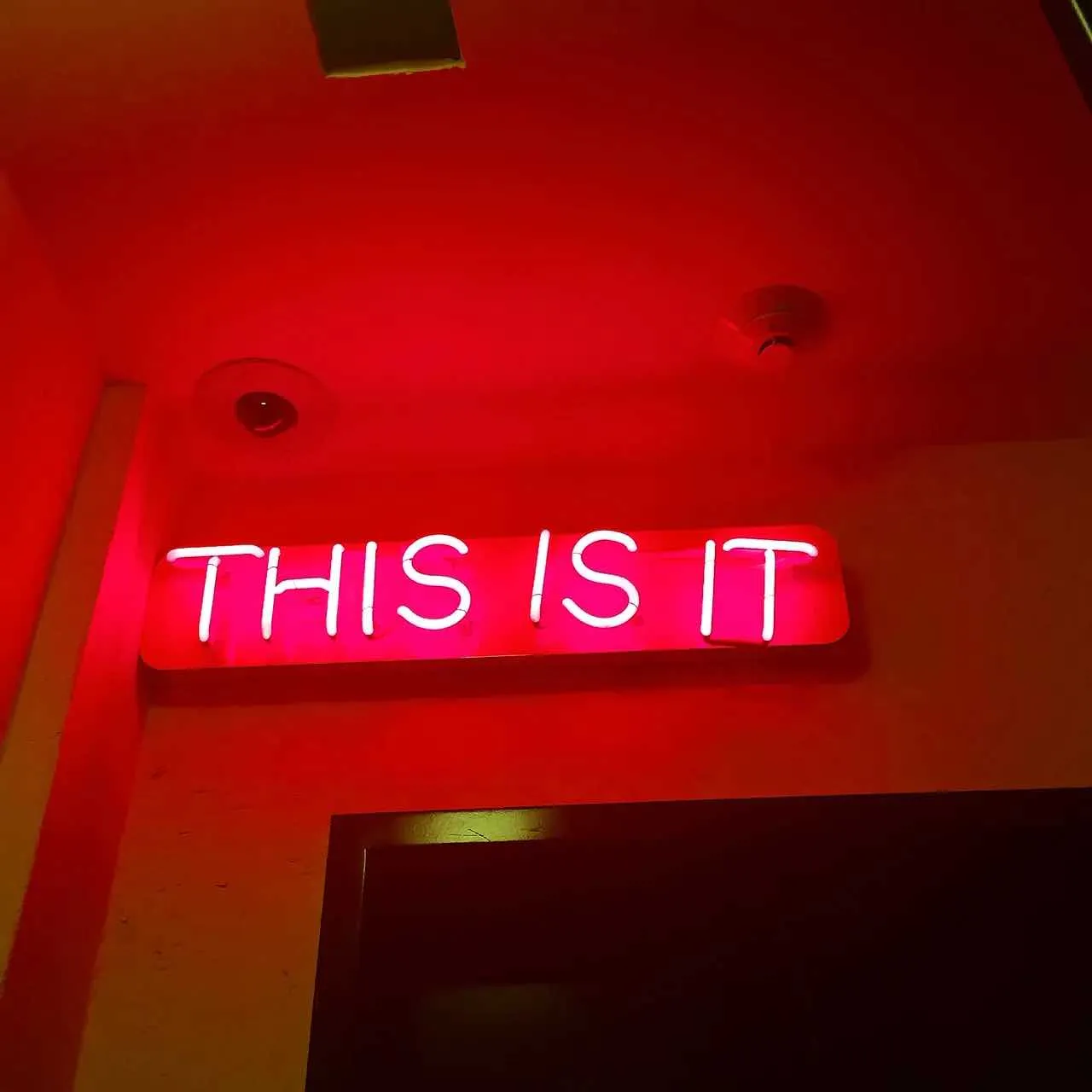 this is it neon sign