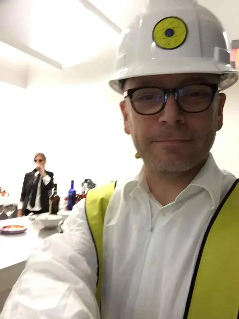 Selfie of a construction men