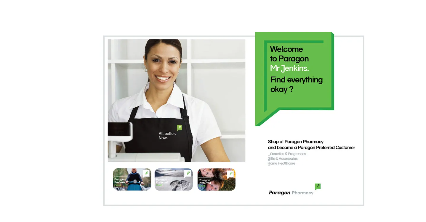 Paragon Pharmacy ad