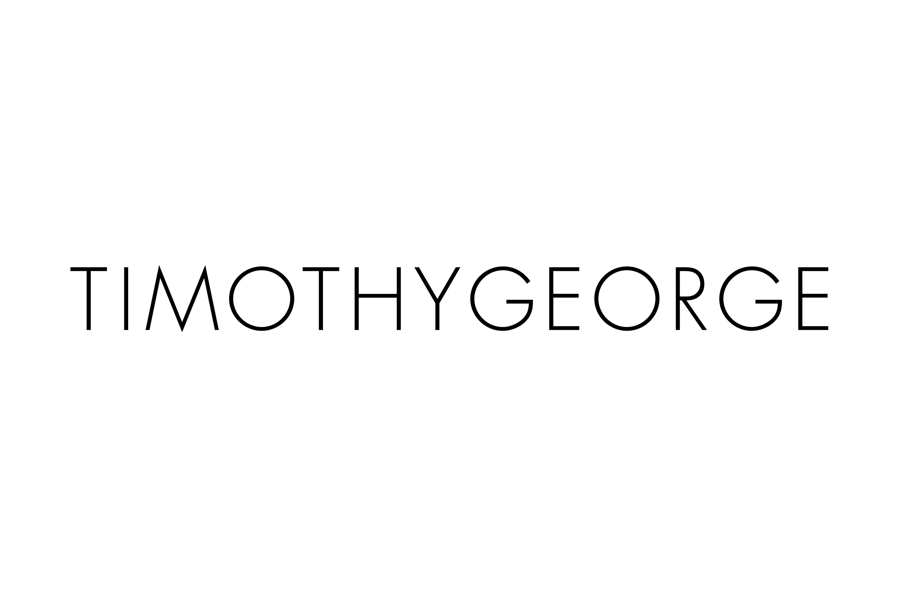 Timothy George logo typography