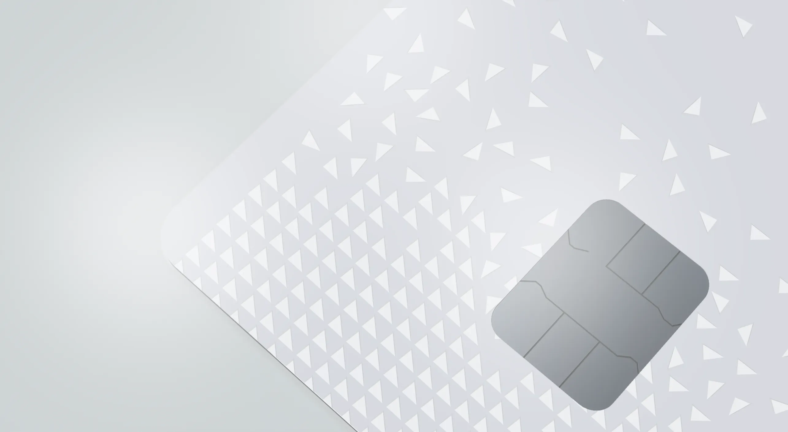 FlyCoin Grey Credit card mockup design by Edmond Huot