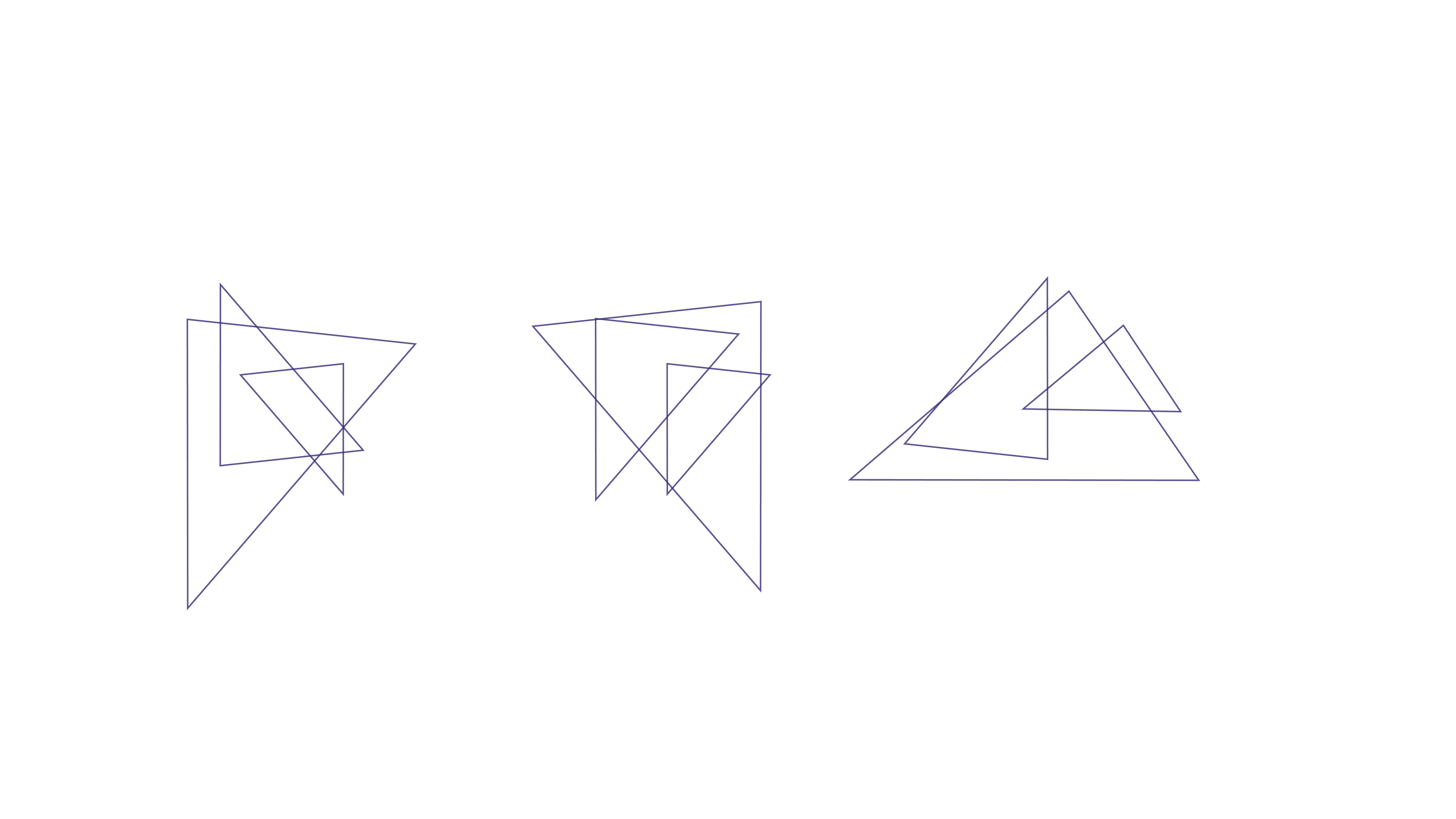 FlyCoin Triangle Angles elements Icon design by Edmond Huot