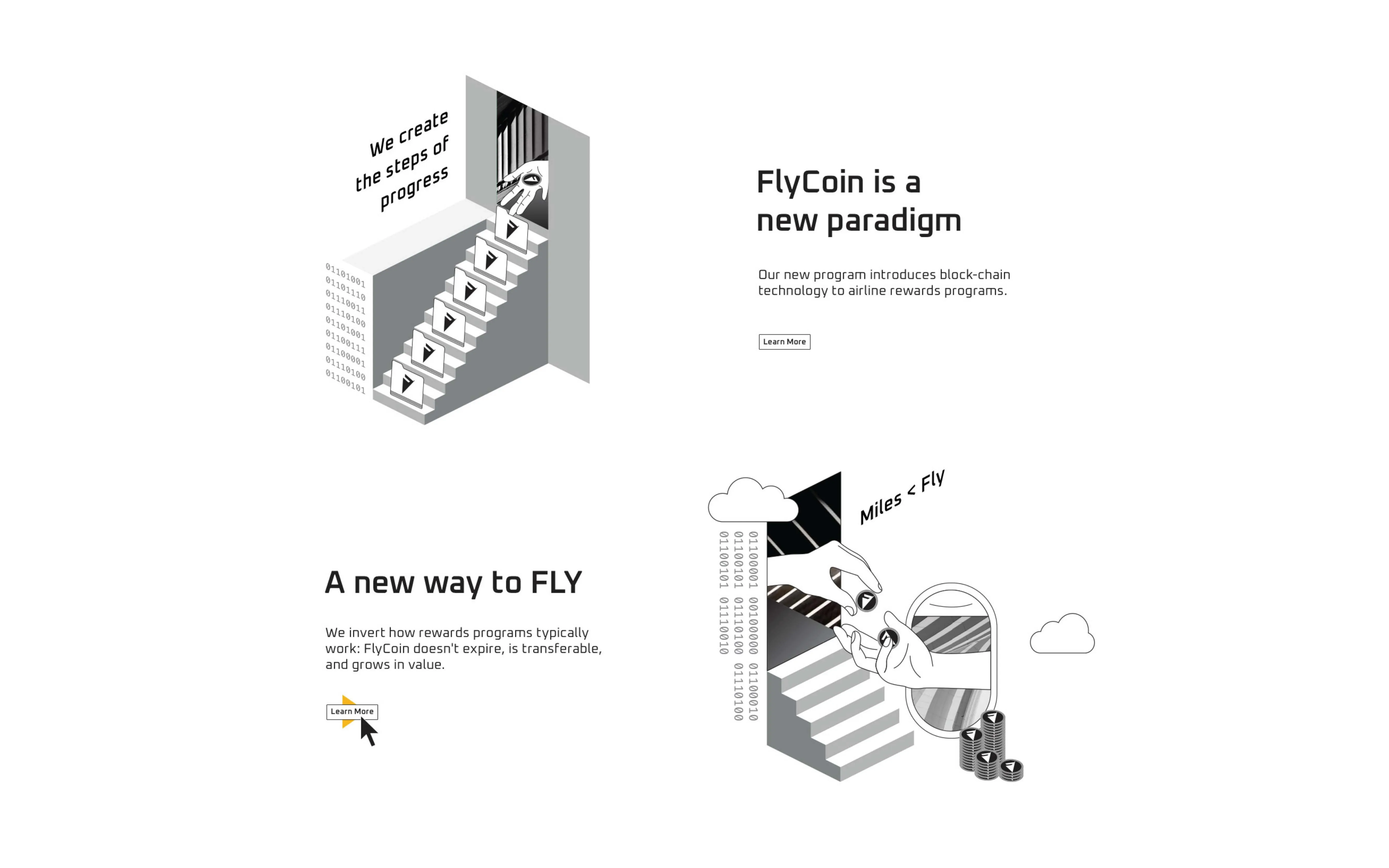 FlyCoin Concept  a new way to fly Edmond Huot