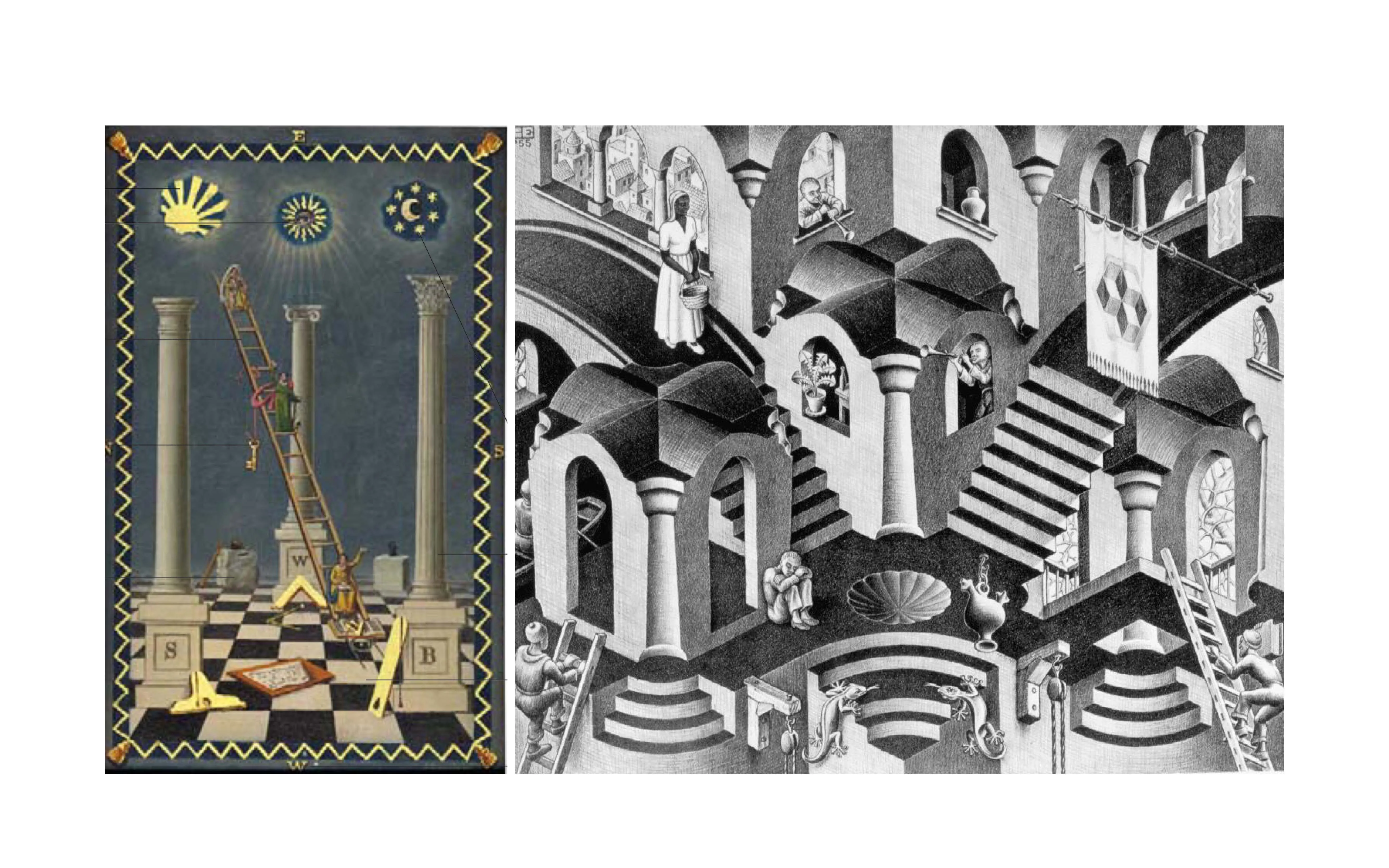 FlyCoin MC Escher Inspiration Edmond Huot