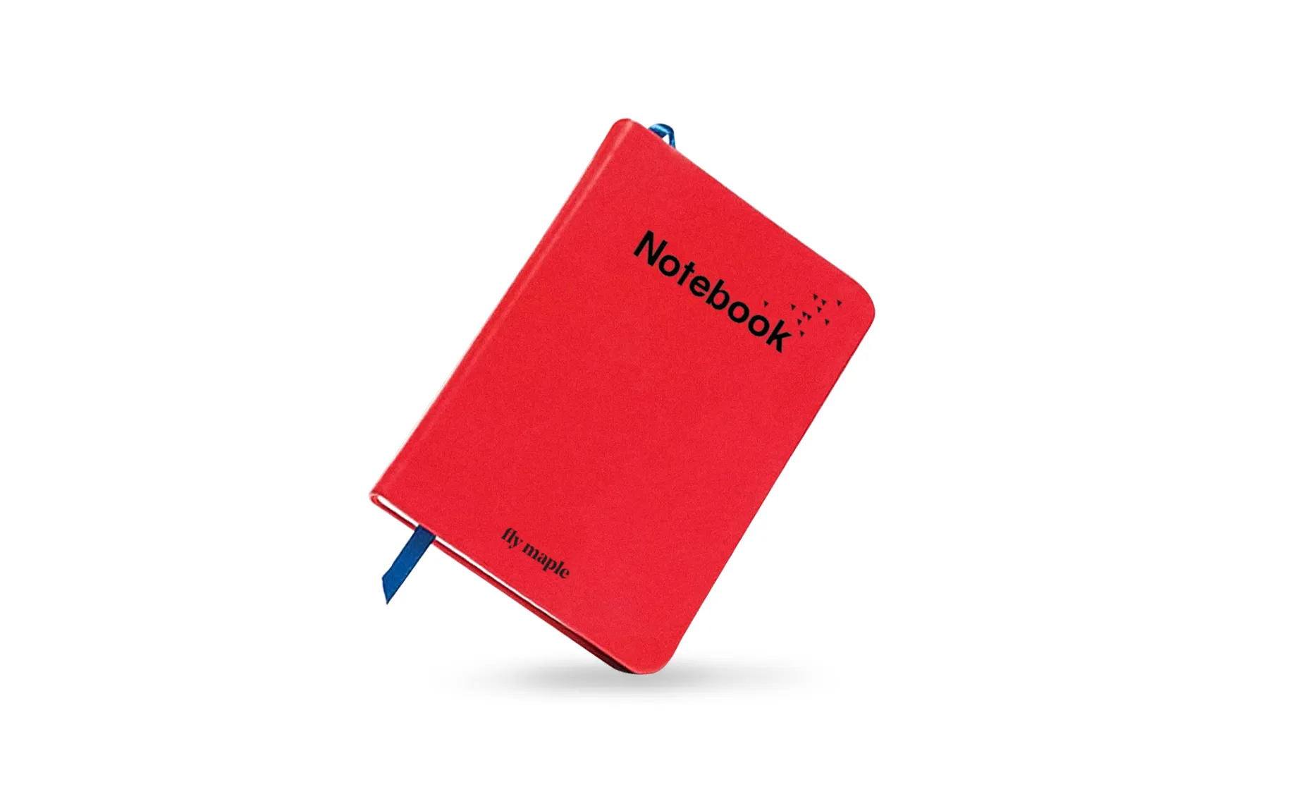 Maple Product DEsign red notebook with logo design by Edmond Huot