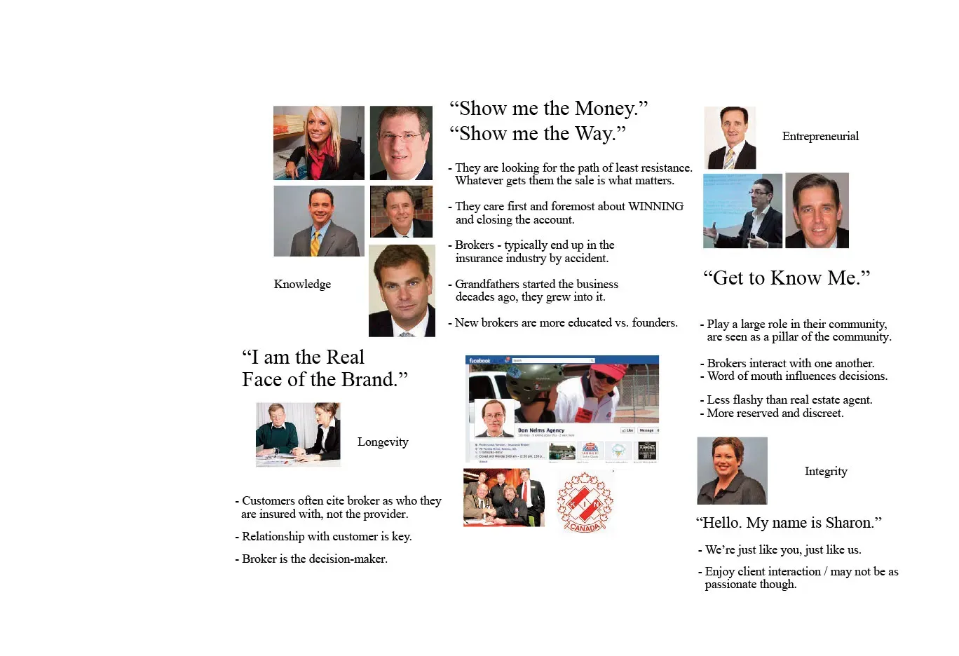 Wynward Insurance Group user personas personas design by Edmond Huot