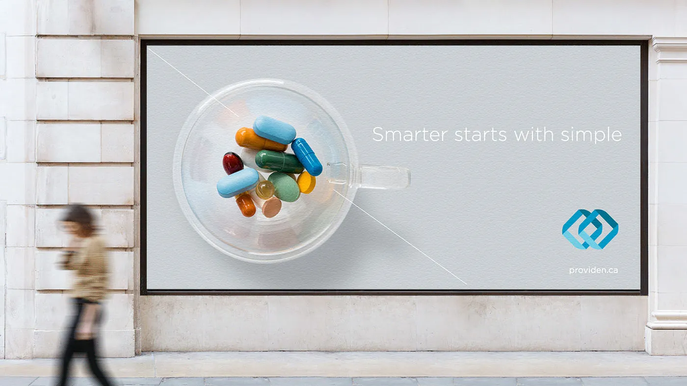 Providen Pharmacy Logistics street Billboard advertisement design by Edmond Huot