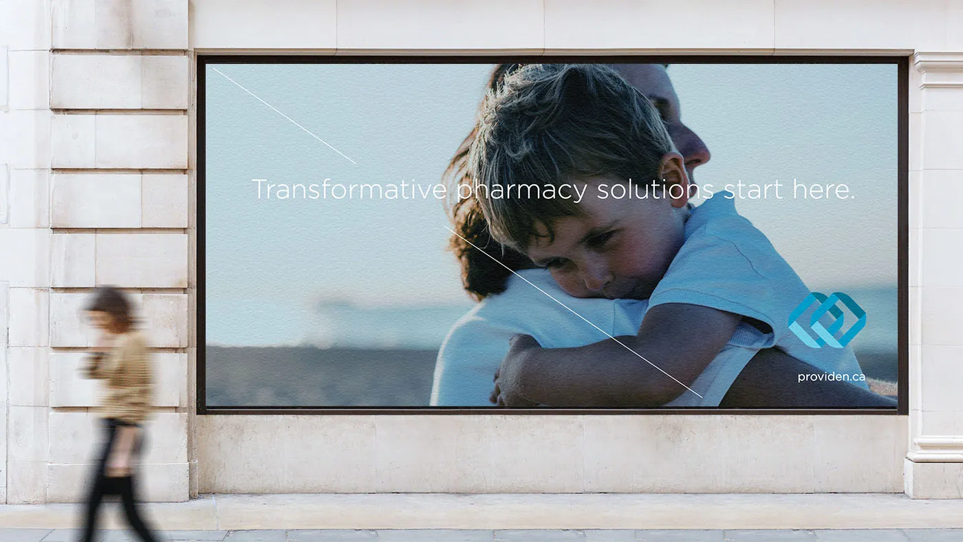 Providen Pharmacy Logistics street Billboard advertisement Mockup design by Edmond Huot