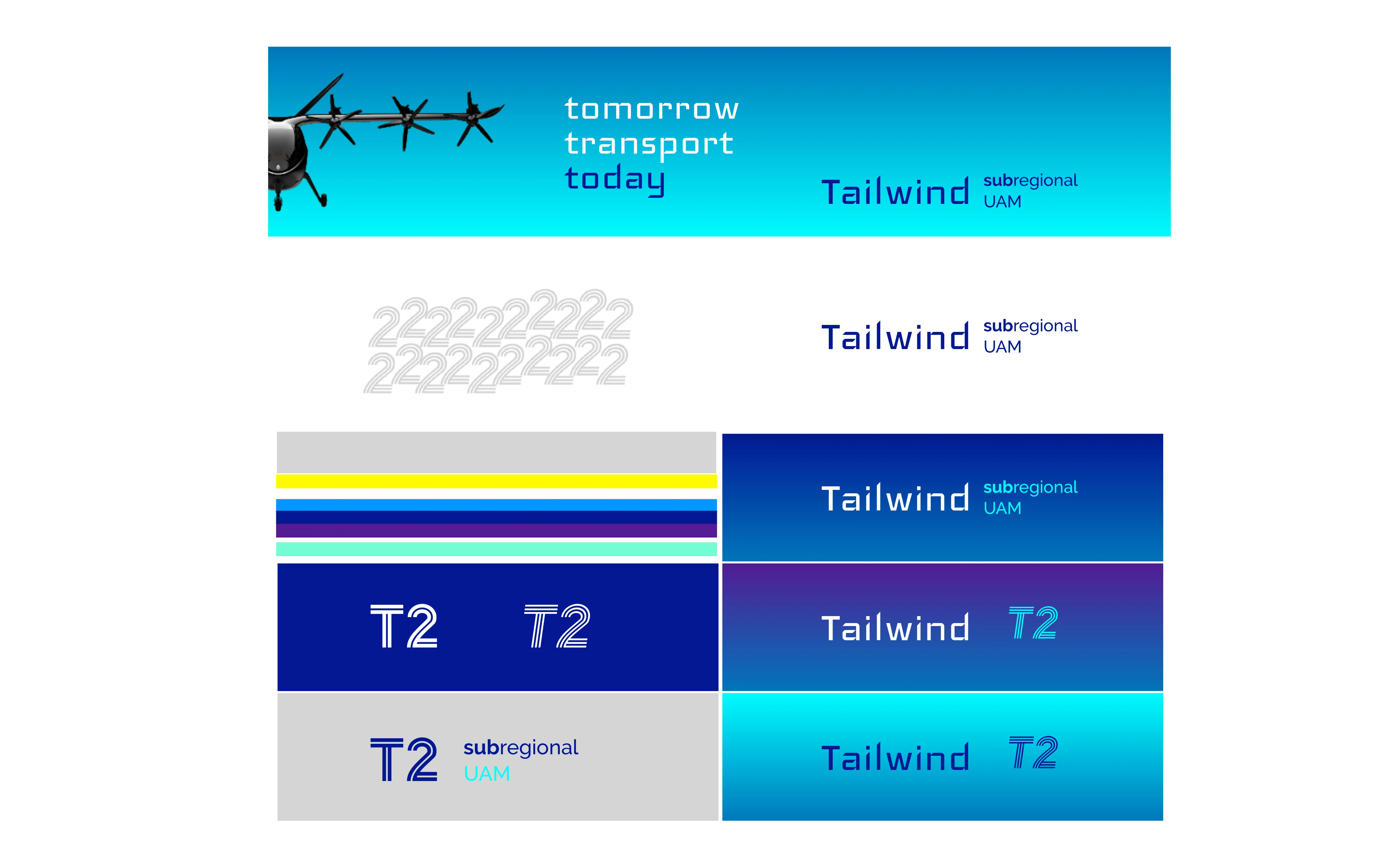 Tailwind Targeted advertisement with iconography and color vocabulary by Edmond Huot