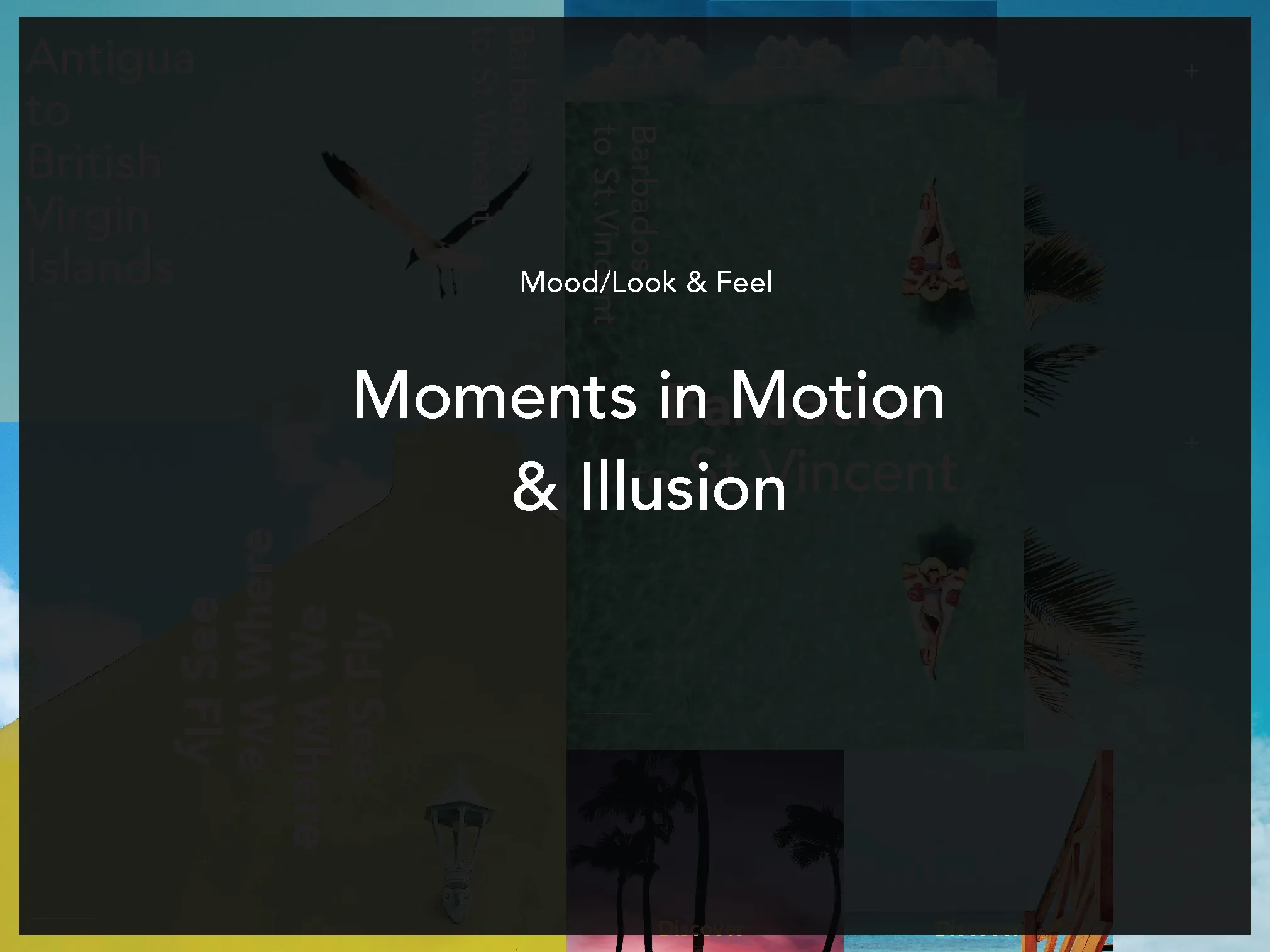 Moments in motions of interCaribbean graphic illustration by Edmond Huot