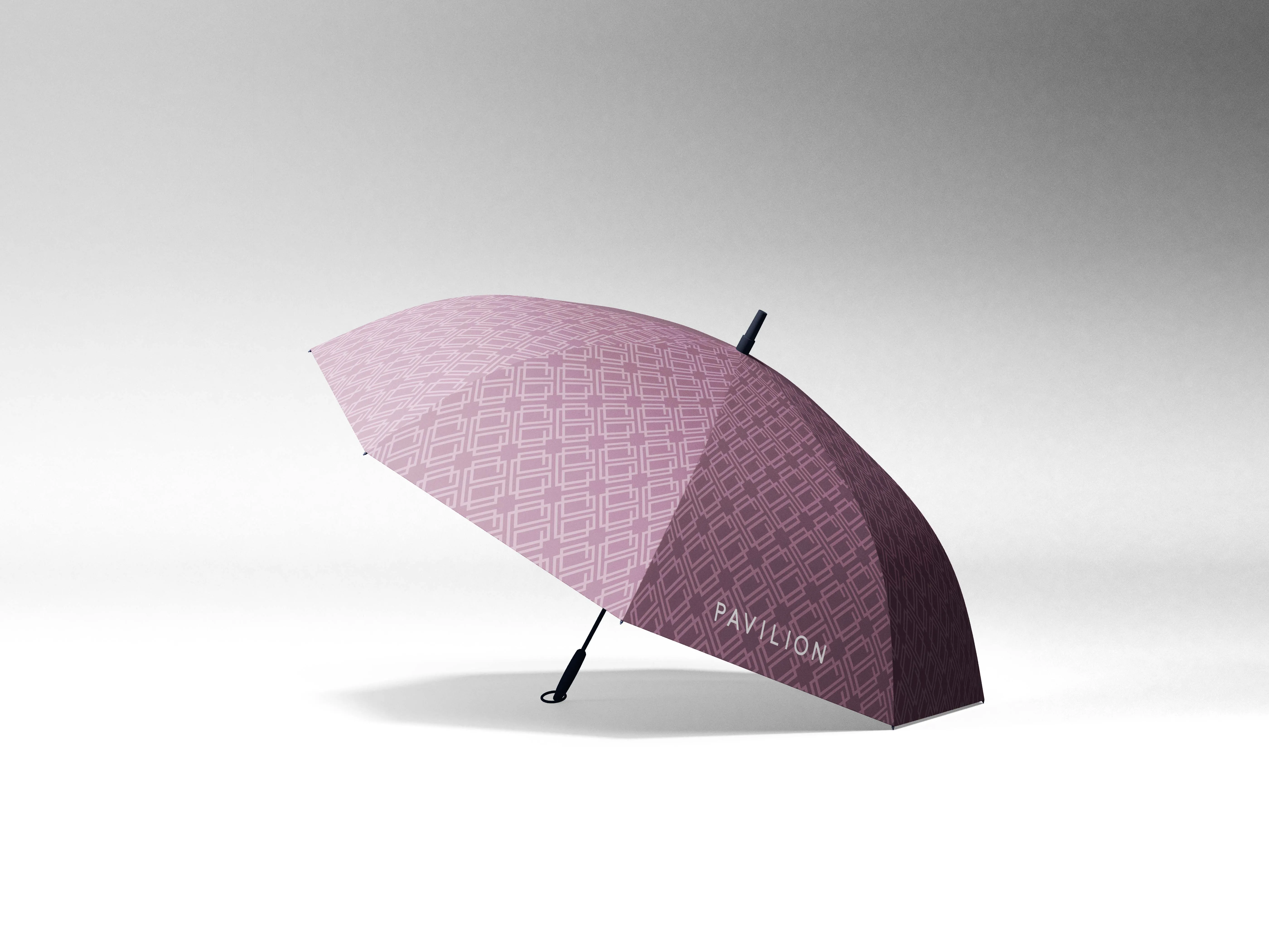 Pavilion  purple Umbrella mockup design by Edmond and ALFREDO MALDONADO