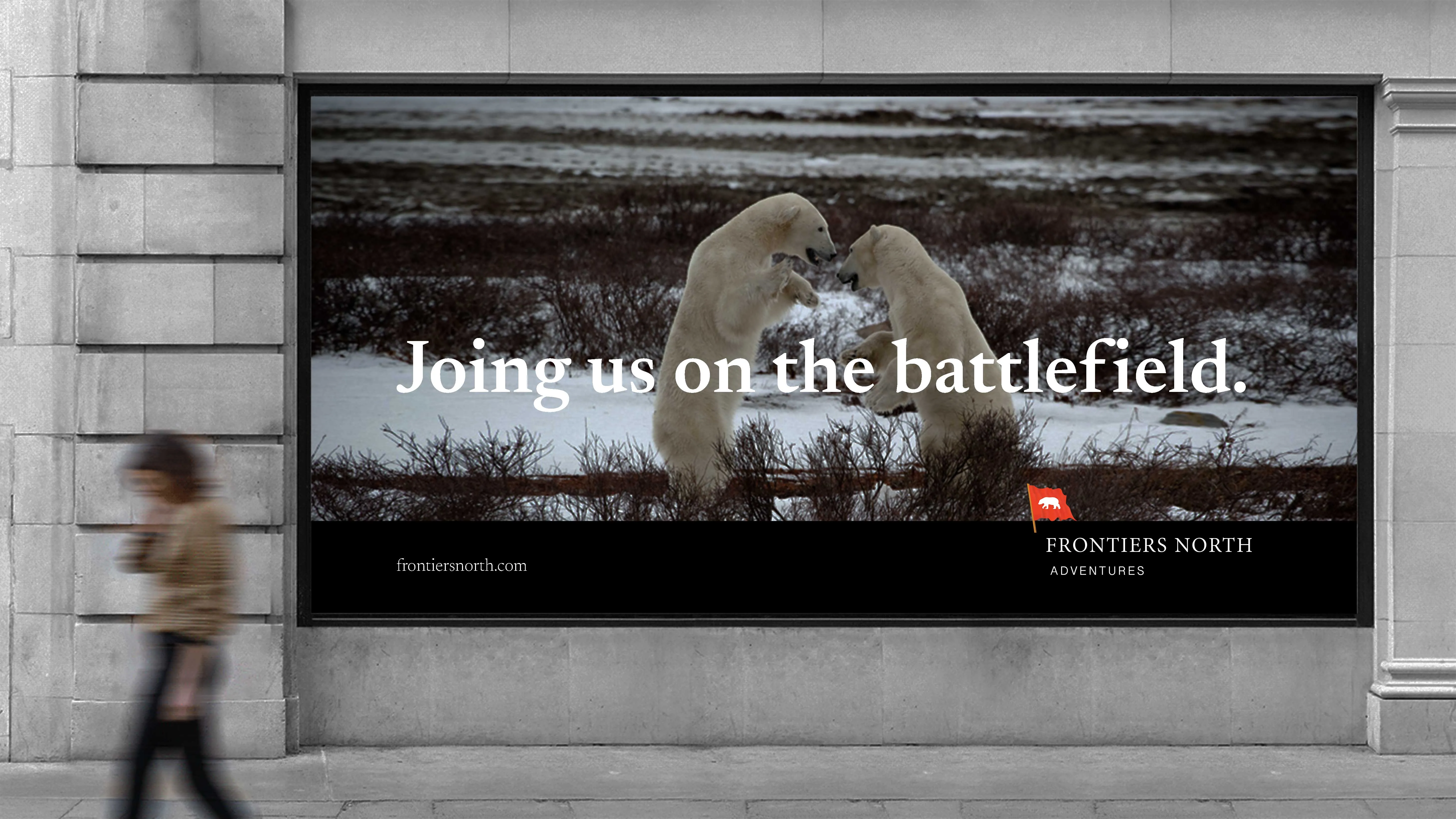 Frontier North Adventures Billboard mockup  by Edmond Huot