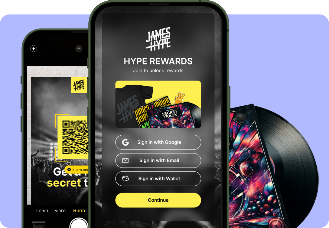 Rewards for attending a DJs music concert