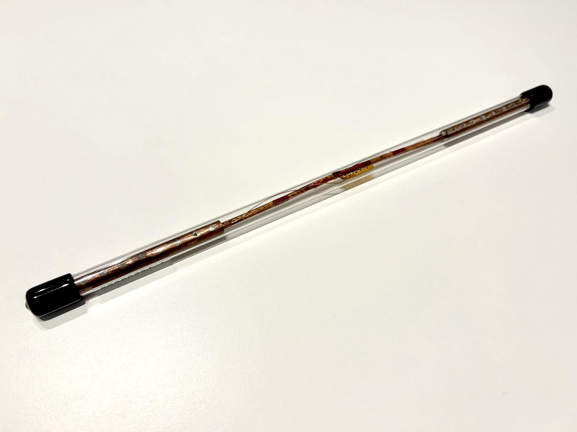 開発したSCSCケーブルのサンプル
