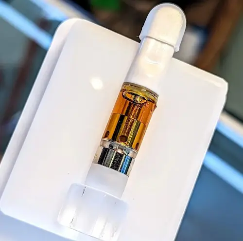 A Montana Janes cannabis vape cartridge