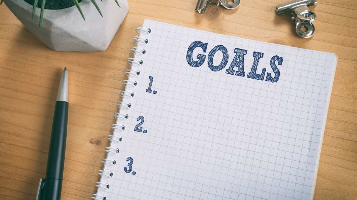 Business team setting goals for a B2B video marketing strategy