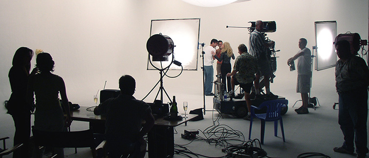 Professional video production creating multiple marketing assets from one shoot