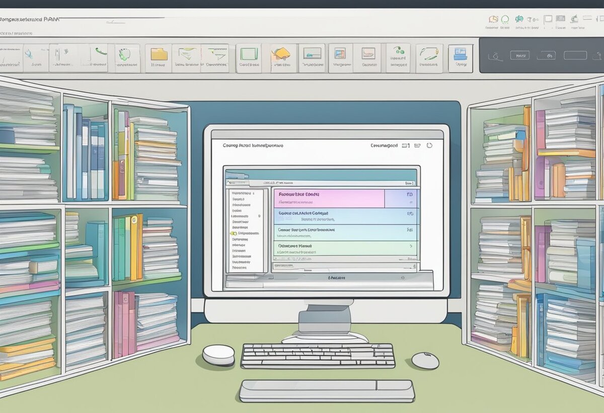 Different types of videos included in a business video content library