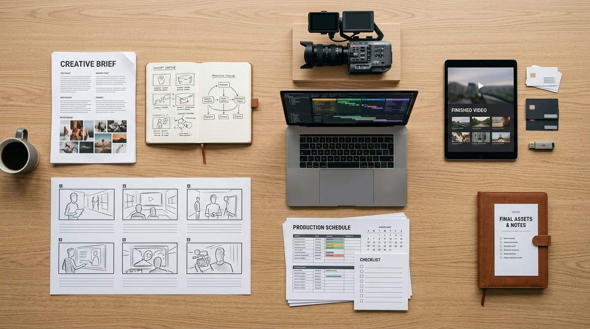 Key elements of a video production project scope