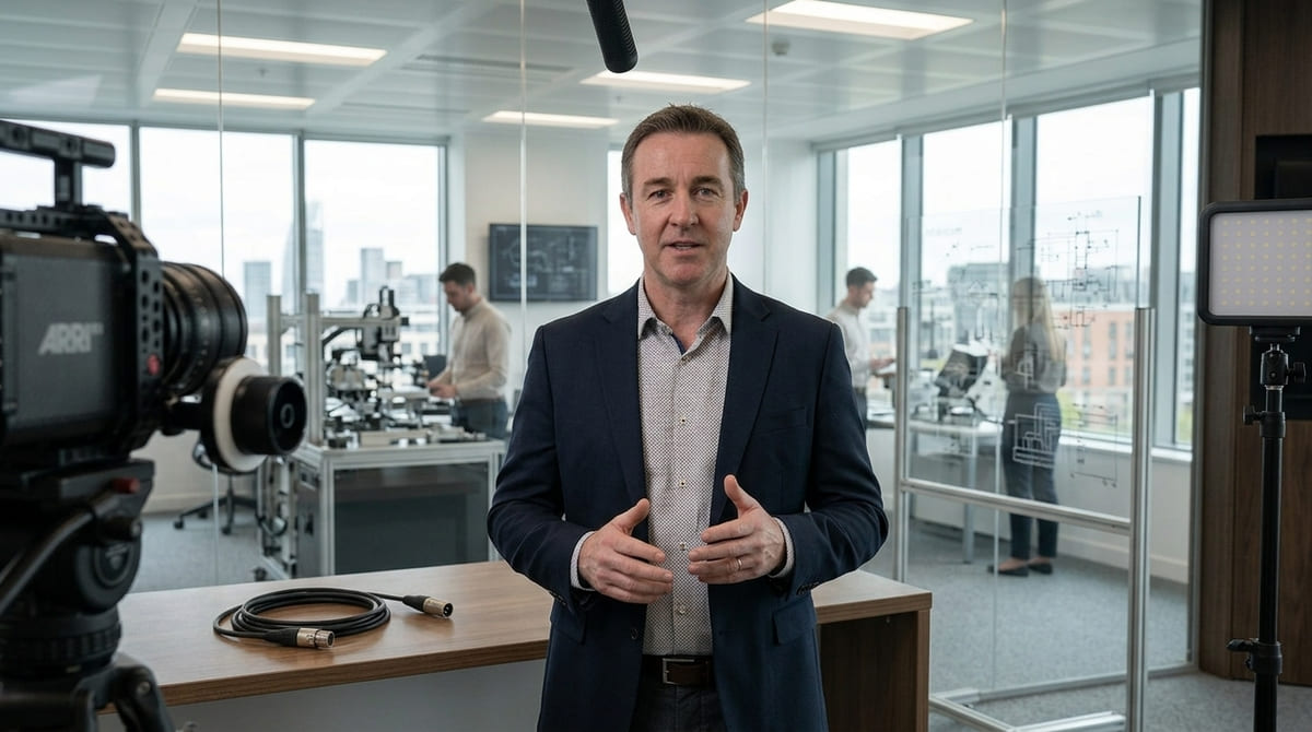 Industry expert sharing first-hand knowledge on video