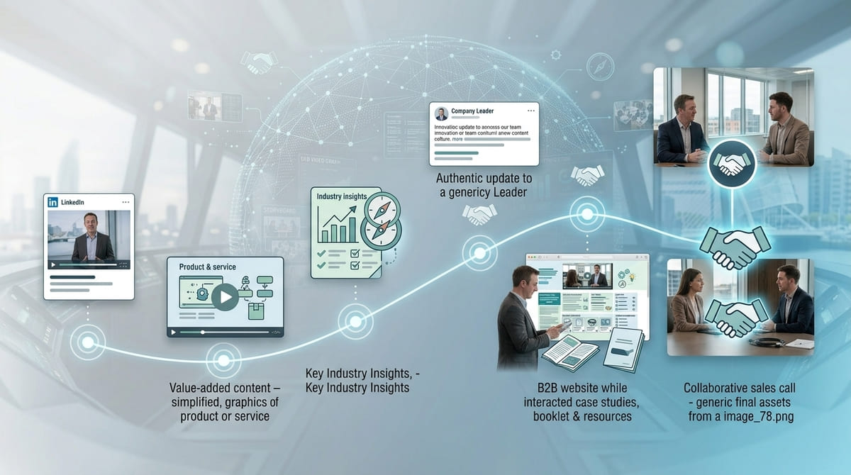 LinkedIn video building B2B brand familiarity and trust over time