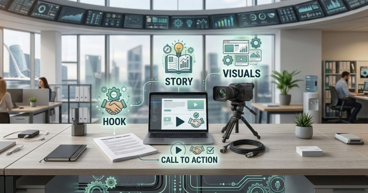 How to Write a Corporate Video Script: Structure, Examples & Tips