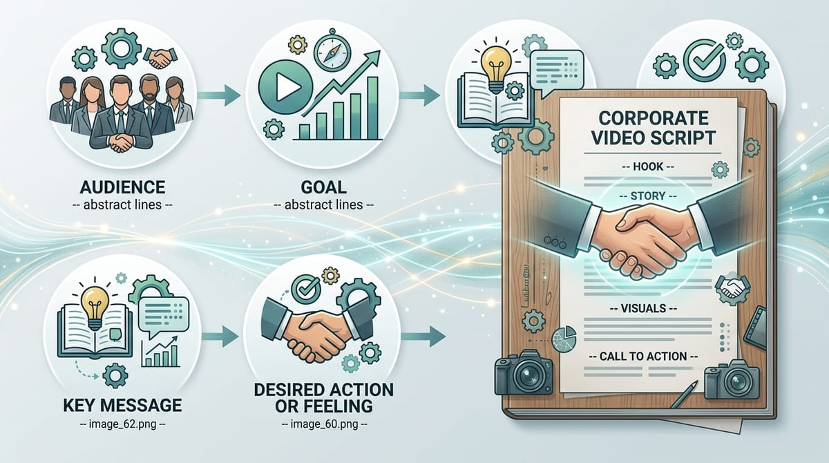 Four questions to define before writing a corporate video script