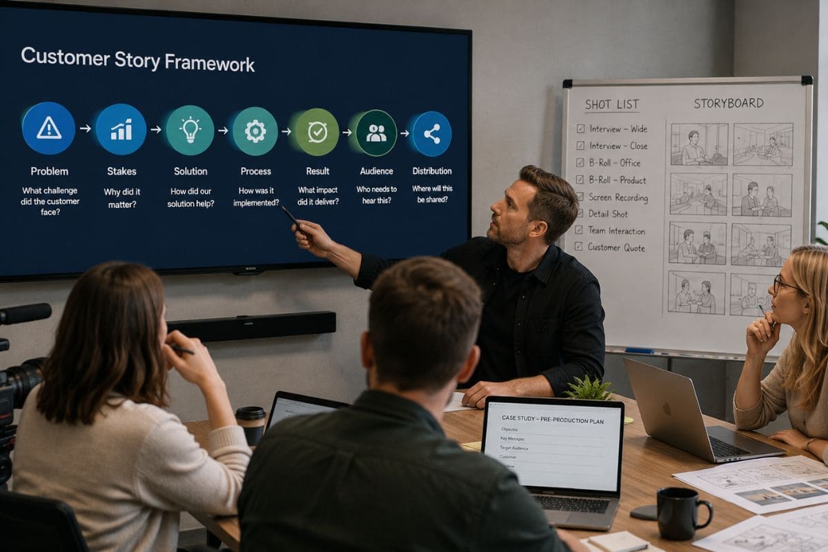 Planning a professional B2B case study video production