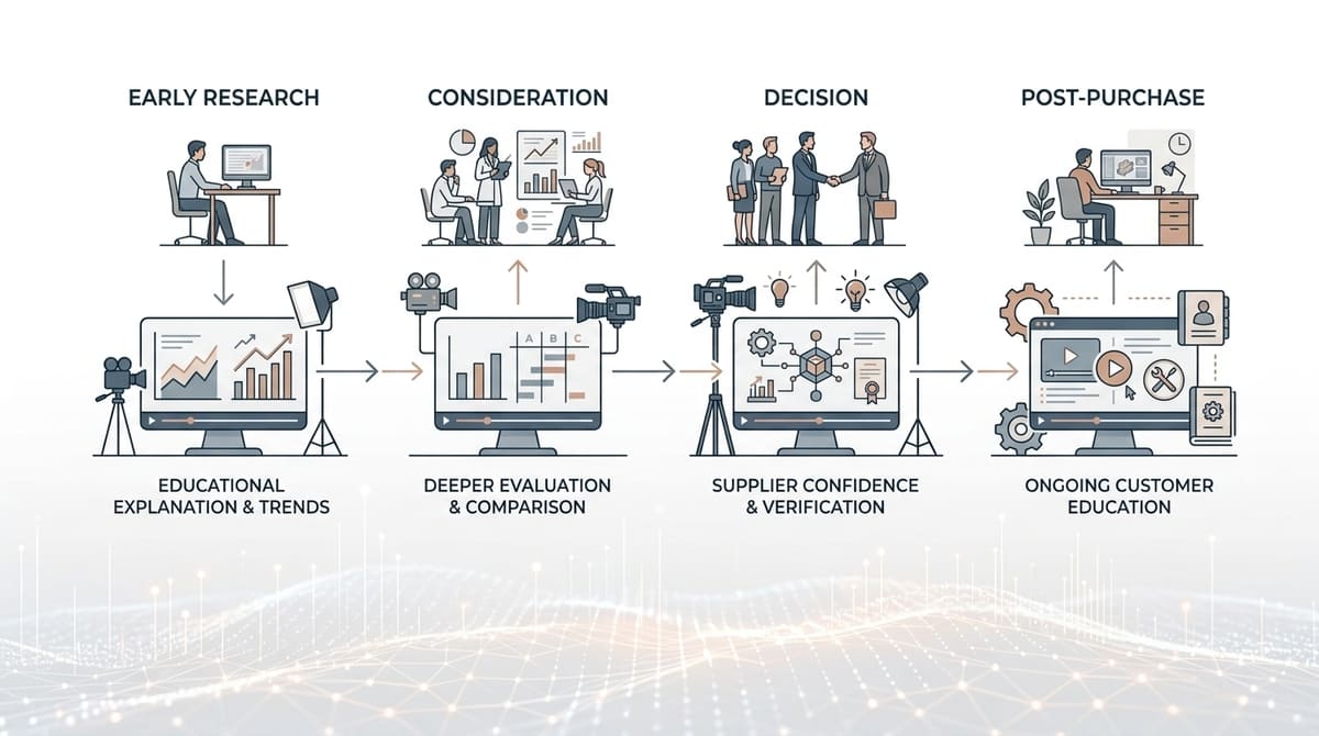 Thought leadership video supporting buyers across the B2B customer journey