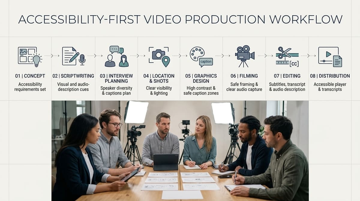 Building accessibility into every stage of corporate video production