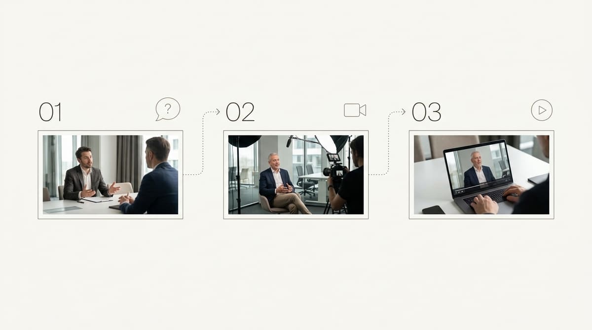 Turning client questions into professional services video content