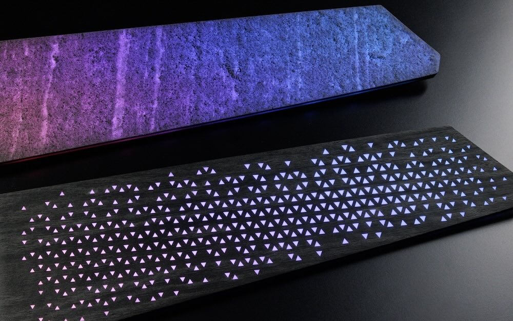 Surface illumination on stone and wood surfaces with IMSE