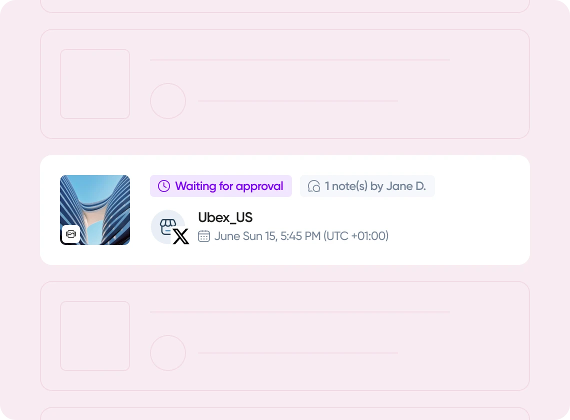 Aperçu du processus d'approbation d'Iconosquare X (Twitter)