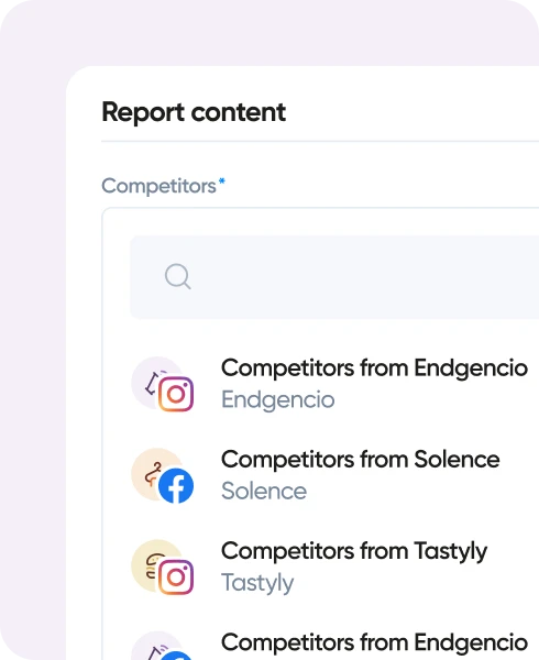 Report your competitors' performance on Iconosquare