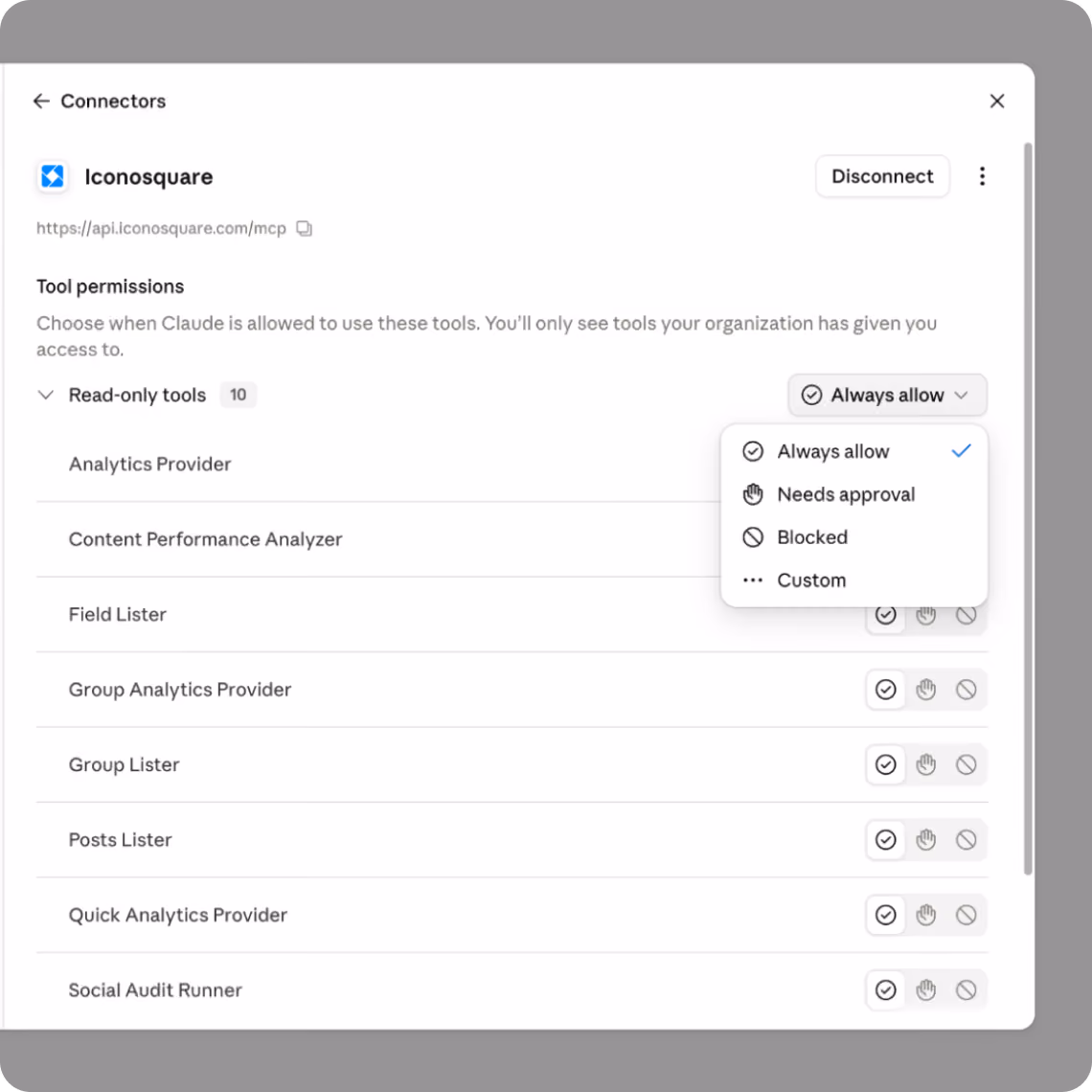 Step 3: Log in with your Iconosquare account