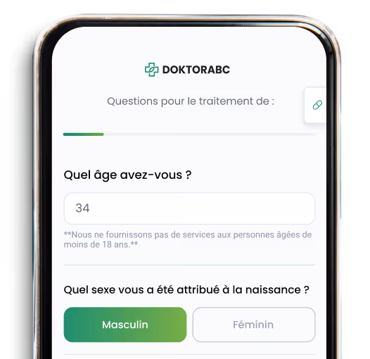 Questionnaire sur téléphone