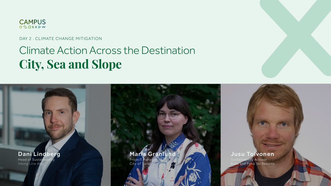 Climate Action Across the Destination: City, Sea and Slope
