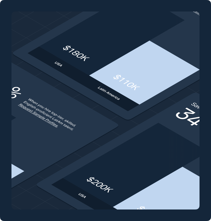 hero illustration top 5 reasons us companies are hiring in latam