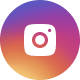the instagram logo in a circle