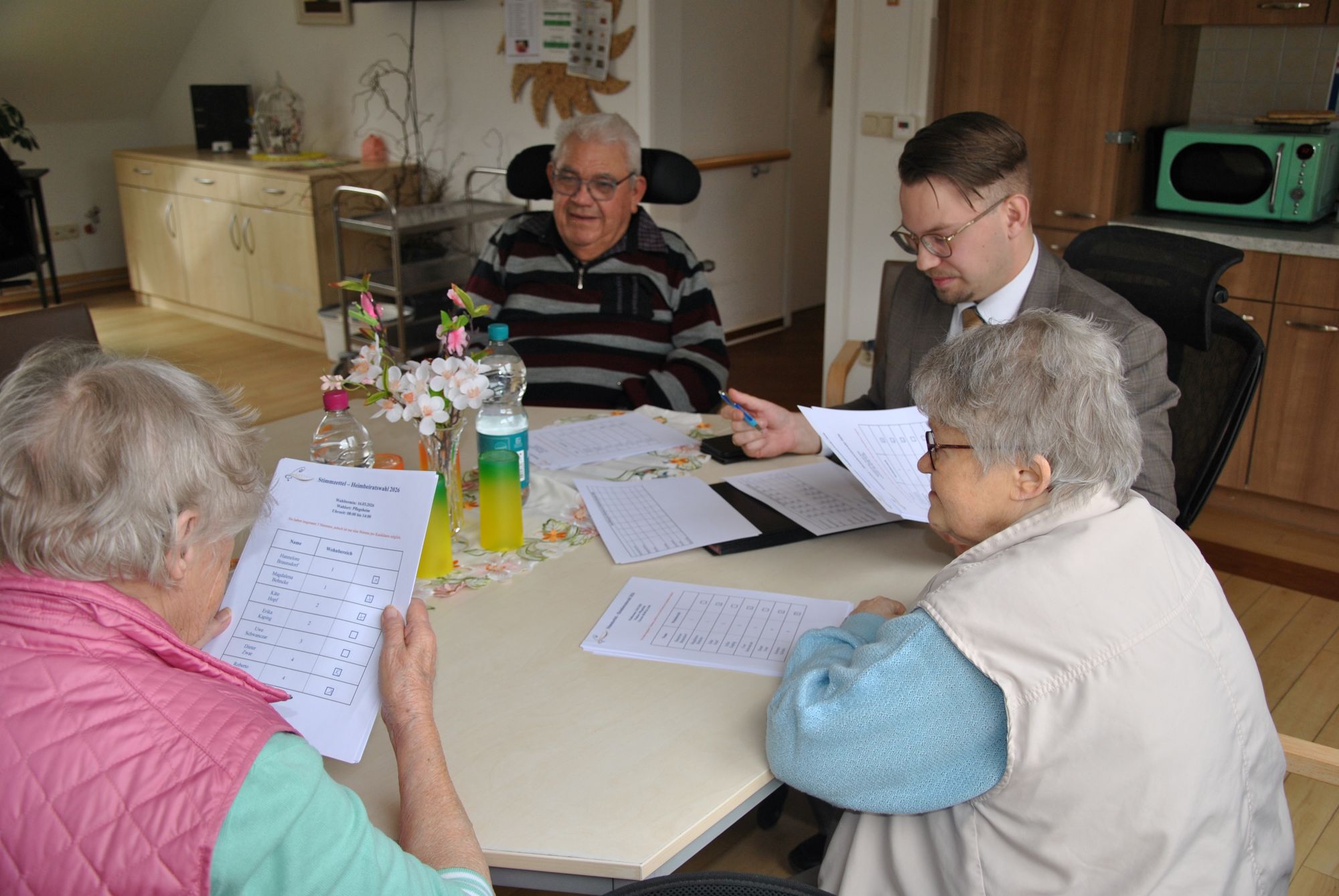 Ein neuer Bewohnerbeirat im Pflegeheim Lobetal