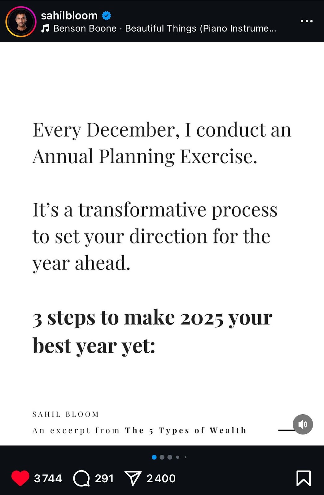 comment fixer ses objectifs grâce à la manière Sahil Bloom
