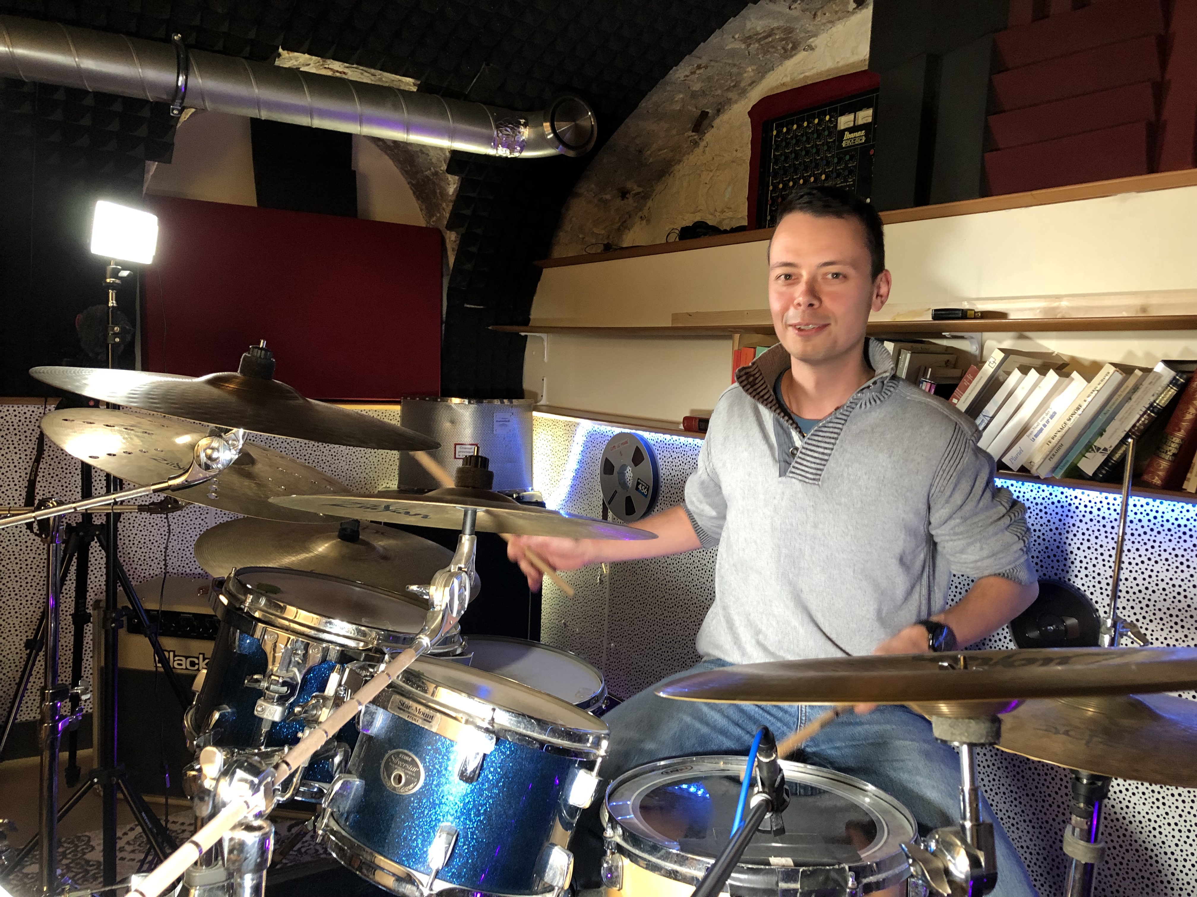 Cabine voix — micro Neumann