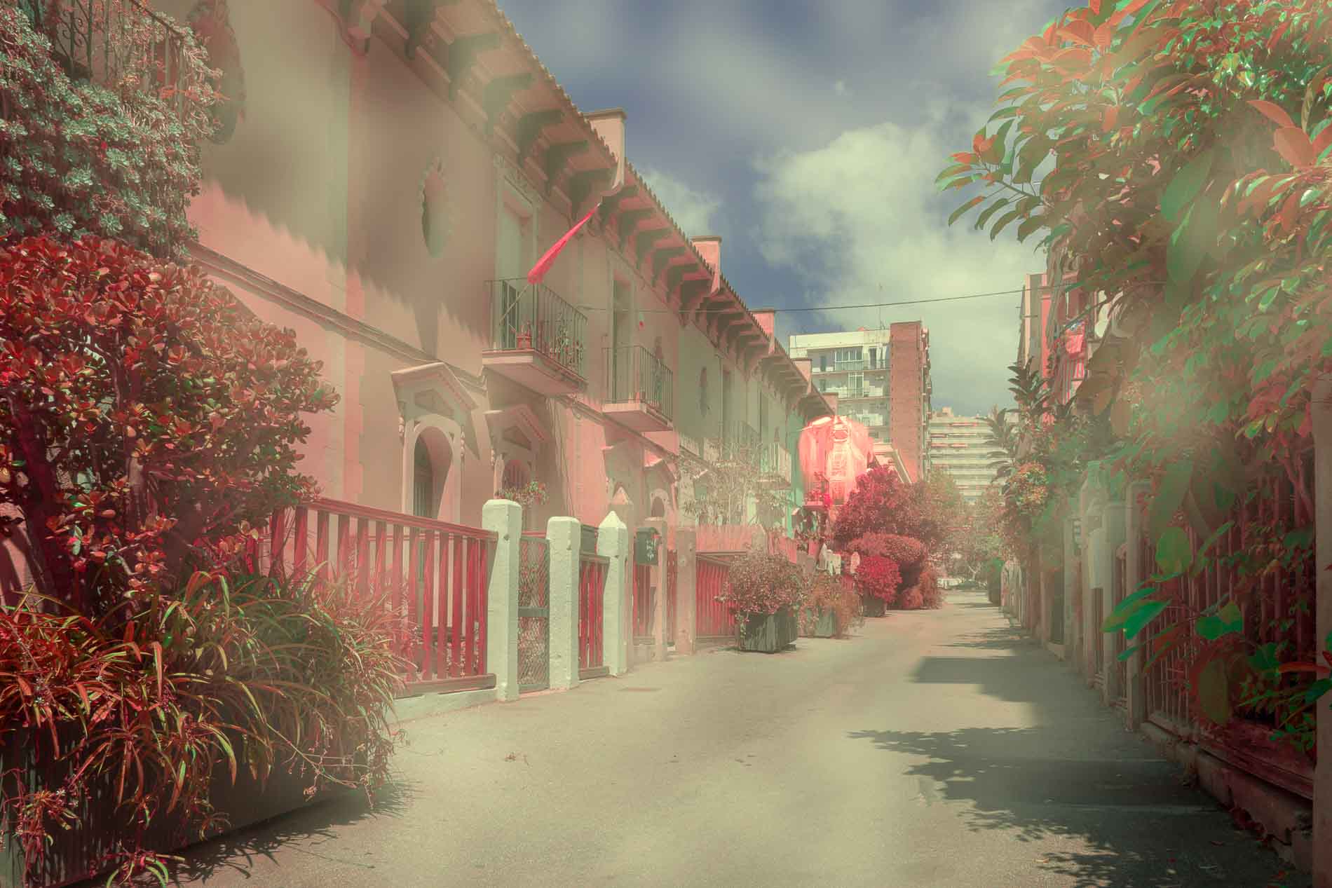 Imagen del proyecto Dreamland de Elisa Blaz que muestra el Pasaje Tubella de Barcelona.