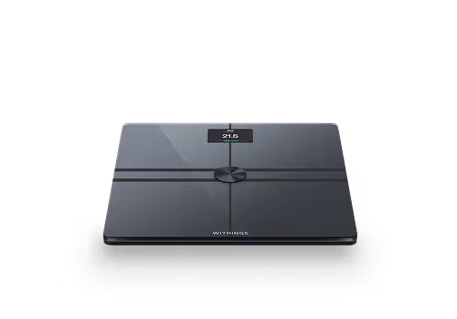 Withings smart body scale displaying weight 105.9 pounds.