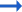 Blue right arrow icon with white background.
